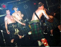 Real McKenzies: Drunk enough to play.