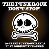 The punkrock dont stop! 18 great punkrock bands play songs by The Apers